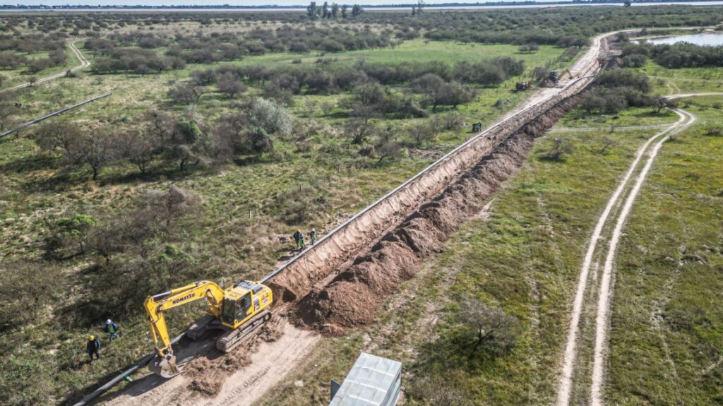 Gasoducto Gran Santa Fe:Provincia avanza en la obra que beneficiará a 250 mil santafesinos