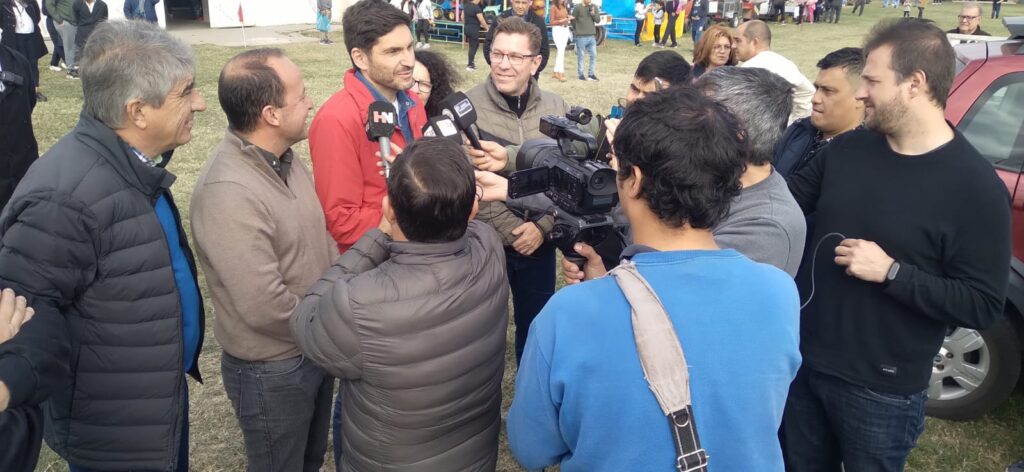 Rodrigo Borla recibió en San Justo a Maximiliano Pullaro con intención de apoyar a instituciones locales