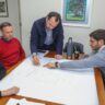 Pullaro, Enrico y Weiss Ackerley se reunieron para avanzar en el proyecto del nuevo puente