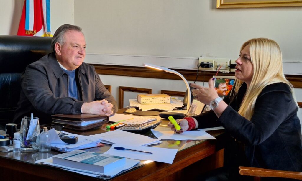 Felipe Michlig recibió a Alejandra Dupouy y evaluaron gestiones para la ciudad de Ceres