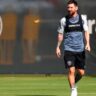 Messi volvió a entrenarse con Inter Miami tras su lesión en el tobillo