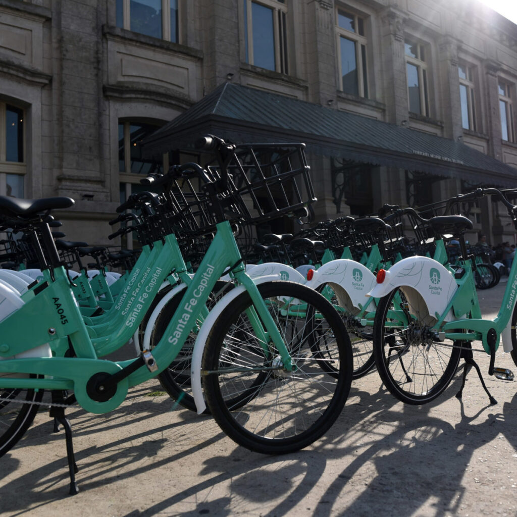 Las bicicletas públicas de la ciudad de Santa Fe hacen 1000 viajes diarios