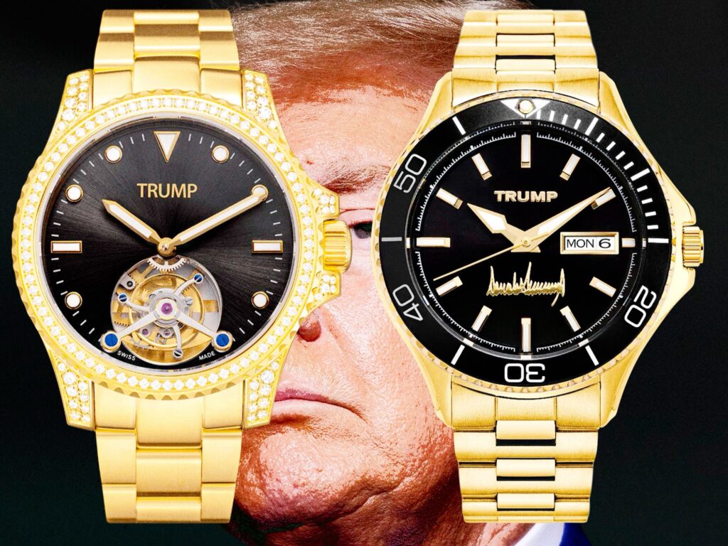 Donald Trump vende relojes de 100.000 dólares