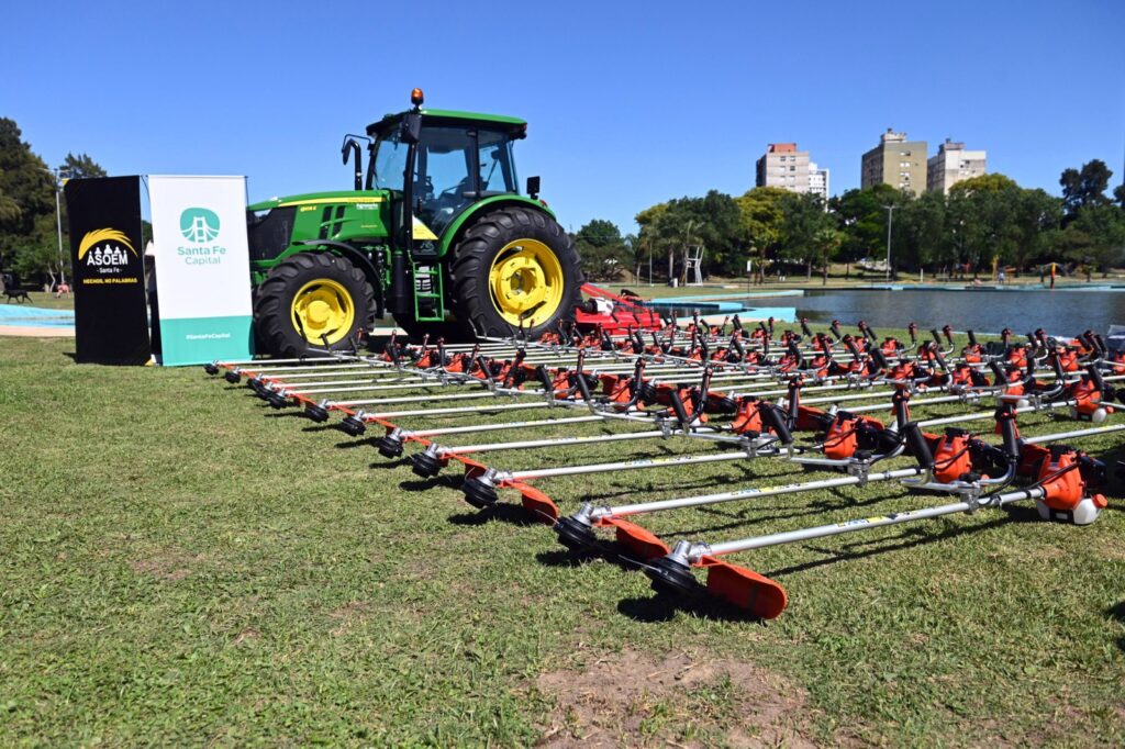 El Municipio sumó equipamiento para el mantenimiento de espacios verdes