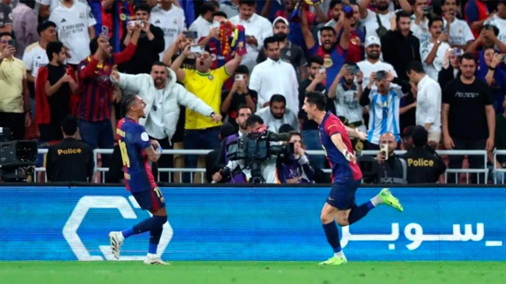 Barcelona le propinó al Real Madrid un “baile de novela”: fue 5 a 2 y se quedó con la Supercopa