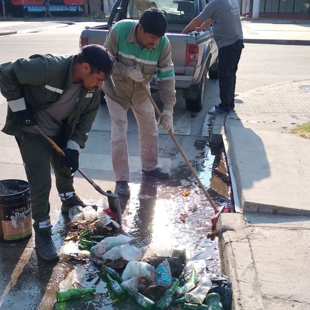 Se limpiaron más de 55 kilómetros de desagües en 2024