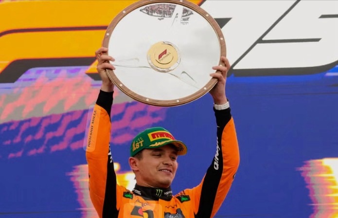 Fórmula 1: Lando Norris se hizo fuerte bajo la lluvia de Melbourne