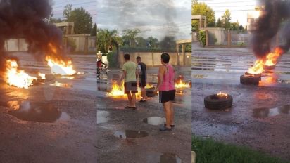 Vecinos de Recreo cortaron la ruta por los reiterados cortes de luz en la zona