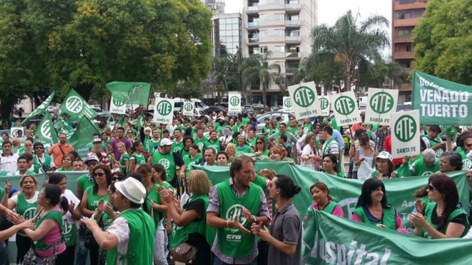 ATE Santa Fe adherirá a las medidas de fuerza a nivel nacional de fin de mes